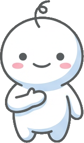 胸に手を当てるippon君(Ha-i-na Webのキャラクター)